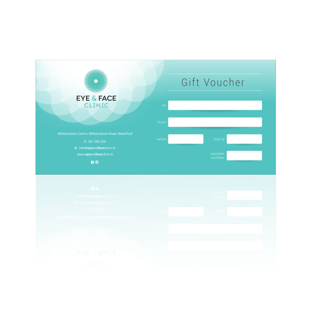Email Gift Vouchers Eye & Face Clinic